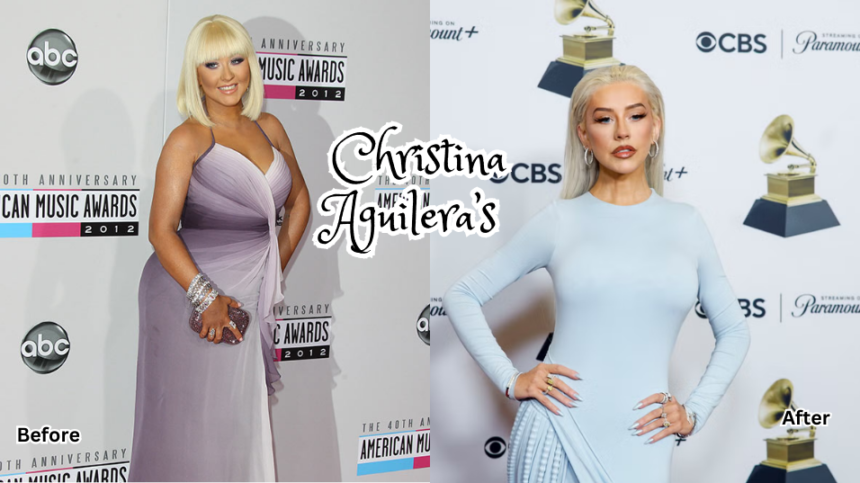 Christina aguilera weight loss