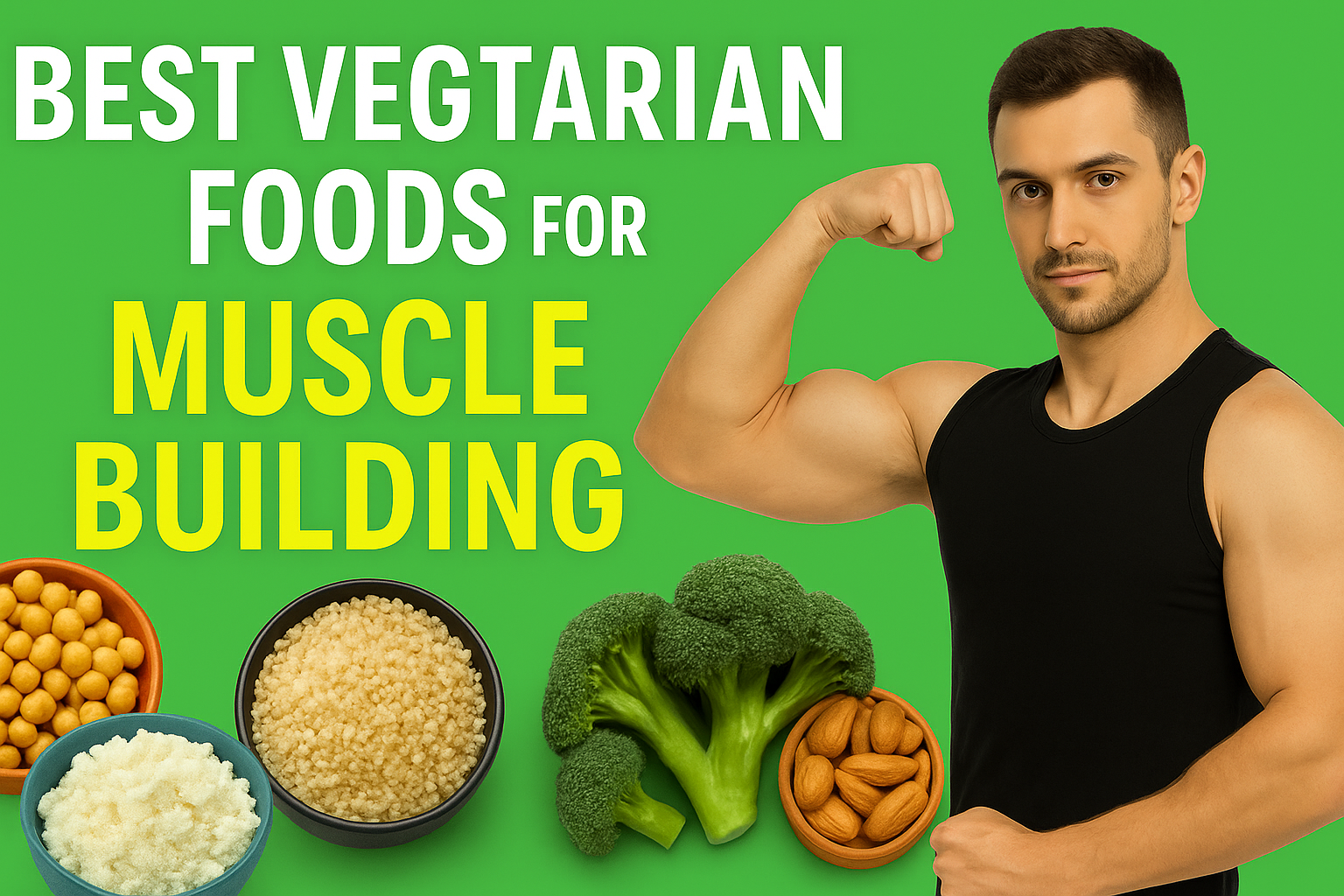 Best Vegetarian Foods for Muscle Building Best Vegetarian Foods for Muscle Building